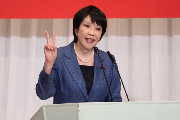 A Hard-Line Conservative Hopes to Be Japan’s First Female Leader