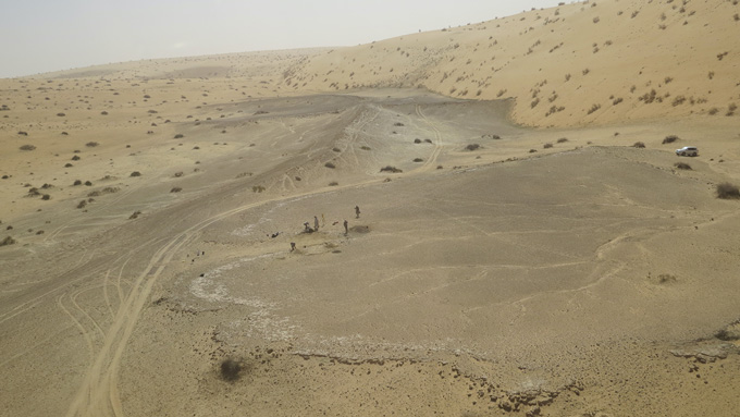 Khall Amayshan 4 site pictured from above